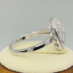 Sterling Silver CZ Cluster Ring