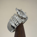 Sterling Silver 1.50 ct. Marquise CZ Ring