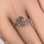 Sterling Silver Sweet Swirly Ring