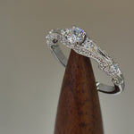 Sterling Silver Classic CZ Engagement Ring