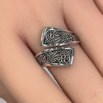 Sterling Silver Bali Swirl Ring