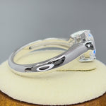 Sterling Silver Elegant Trillion Cut CZ Ring