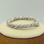 Sterling Silver Simple Rope Twist Ring