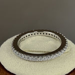 Sterling Silver Stackable Eternity CZ Ring