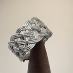 Sterling Silver Woven Knot Ring