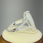 Sterling Silver Marquise Mother of Pearl Ring