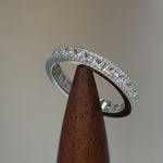 Sterling Silver CZ Eternity Band Ring