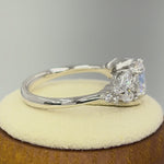 Sterling Silver Iridescent Rainbow CZ Ring