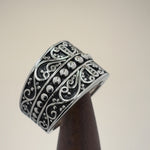 Sterling Silver Curl Vines Ring