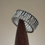 Sterling Silver Piano Keys Ring