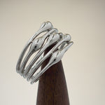 Sterling Silver Multi-Row Statement Ring
