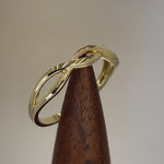 Solid 14K Yellow Gold Plain Braided Ring