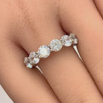 Sterling Silver Eternity Round CZ Ring