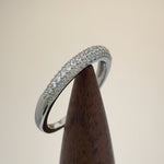 Sterling Silver Clear CZ Band Ring