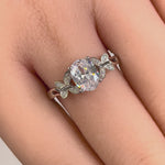 Sterling Silver Double Butterfly Clear Center Stone CZ Ring