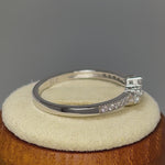 Sterling Silver Emerald Cut CZ Ring