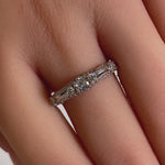 Sterling Silver Classic CZ Engagement Ring