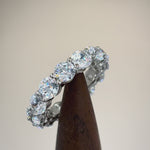 Sterling Silver Eternity Round CZ Ring