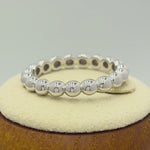 Sterling Silver Thick Stackable Bead Ring