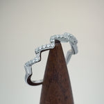 Sterling Silver Zig Zag CZ Ring