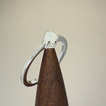 Sterling Silver Round Mother of Pearl Ring