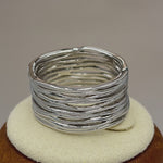 Sterling Silver Woven Basket Ring