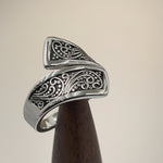 Sterling Silver Bali Swirl Ring