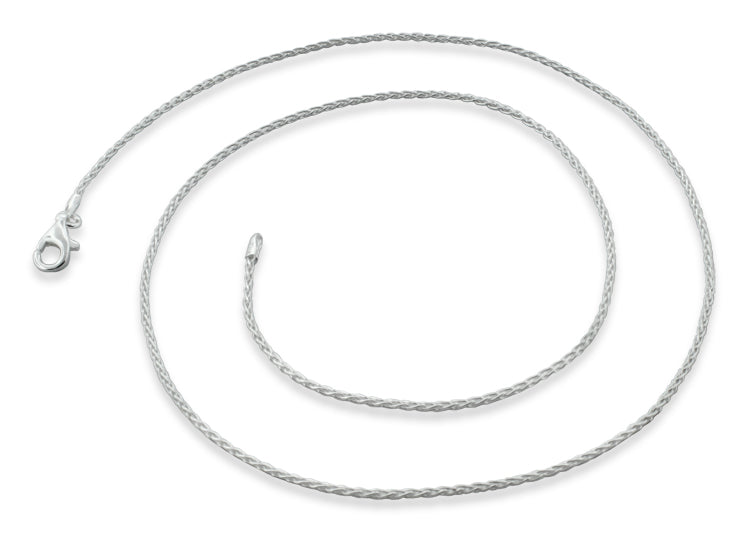Sterling Silver Spiga Chains 1.4MM