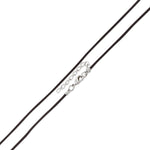 1.5mm Brown Leather Cord w/ Adjustable Clasp