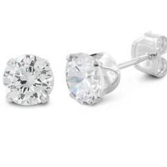 1.00 Ct. CZ Earrings