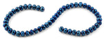 10mm Blue Faceted Rondelle Crystal Beads