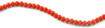10mm Orange Faceted Rondelle Crystal Beads