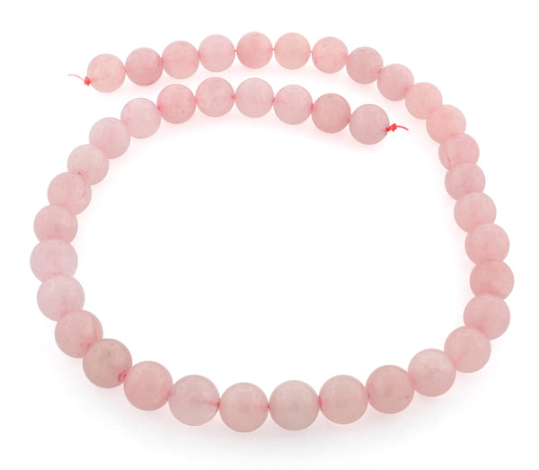 10mm Round Rose Quartz Gem Stone Beads