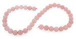 10mm Round Rose Quartz Gem Stone Beads