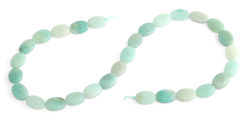 10x14MM Amazonite Oval Gemstone Beads