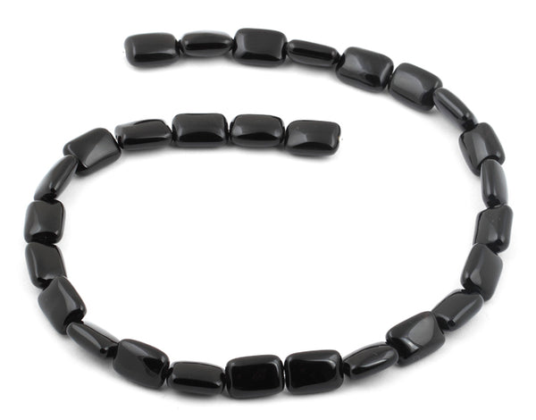 10x14mm Black Onyx Rectangular Beads