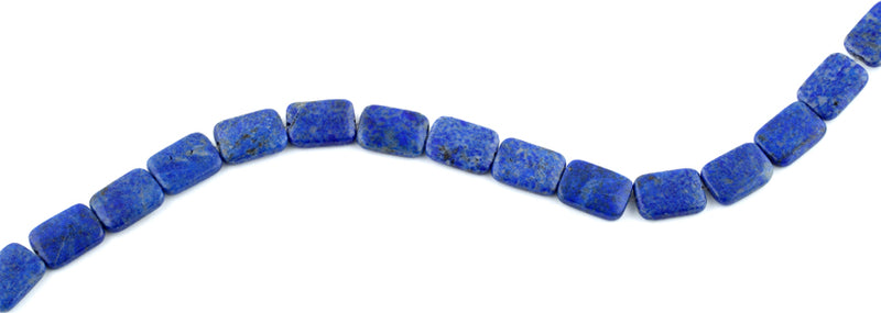 10x14MM Lapis Thin Tube Gemstone Beads