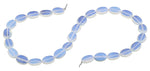 10x14MM Milky White Opalite Oval Gemstone Beads