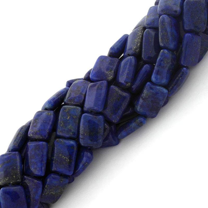 10X14mm Recs Lapis - Dyed Gem Stone Beads
