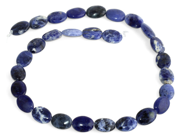 10x14MM Sodalite Oval Gemstone Beads