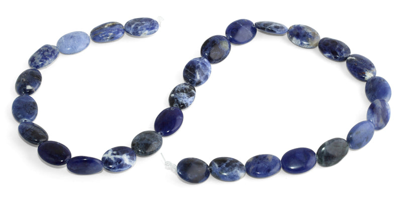 10x14MM Sodalite Oval Gemstone Beads