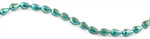 10x15mm Emerald Drop Faceted Crystal Beads