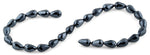10x15mm Sapphire Drop Faceted Crystal Beads