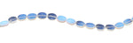 11x14MM Transparent Opalite Glass Puffy Oval Gemstone Beads
