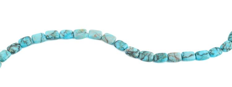 11x14MM Turquoise Cushion Rectangle Gemstone Beads