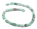 11x15mm Green Matrix Rectangular Beads