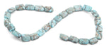 11x15mm Turquoise Jasper Stone Rectangular Beads