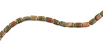 11x15MM Unakite Rectangular Gemstone Beads