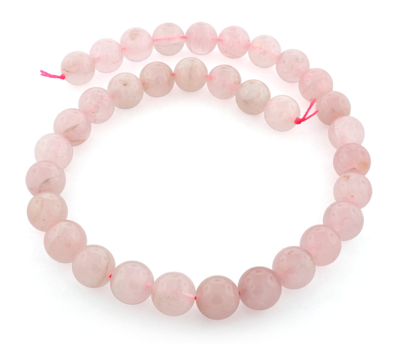 12mm Round Rose Quartz Gem Stone Beads