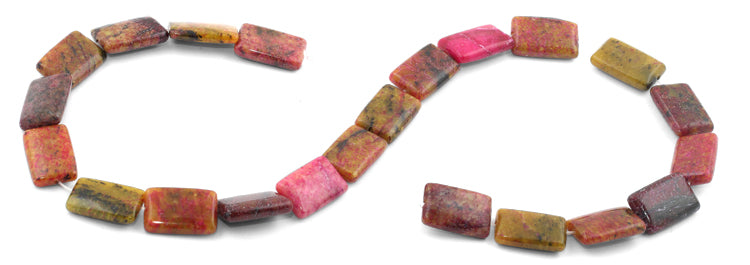 12x18mm Red Turtle Jasper Rectangular Beads